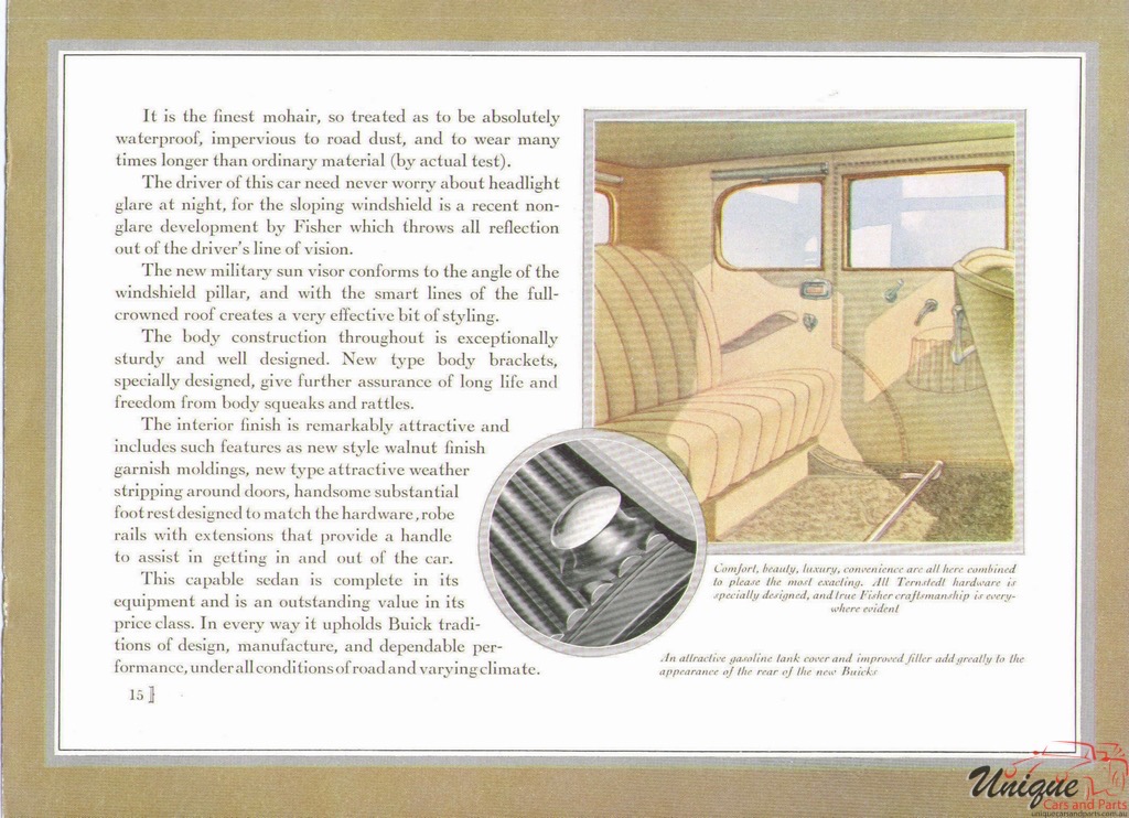 1930 Buick Prestige Brochure Page 1